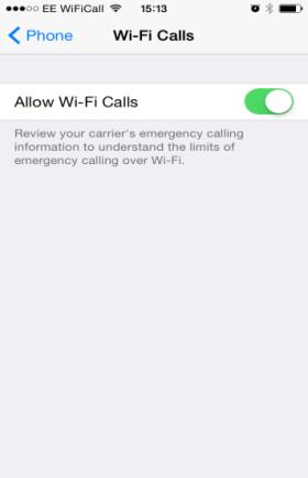 Technical Information How To Set Up WiFi Calling Following the launch of WiFi Calling to corporate customers in September 2015, WiFi Calling will be available immediately on new 4G plans and we will