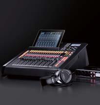 The M-200i can then be operated from a remote location such as the stage or any seat in the house using the ipad.