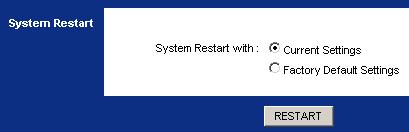 CHAPTER 23 System Restart 23.1 Overview This chapter shows you how to restart your ZyXEL Device. 23.2 The System Restart Screen System restart allows you to reboot the ZyXEL Device remotely without turning the power off.