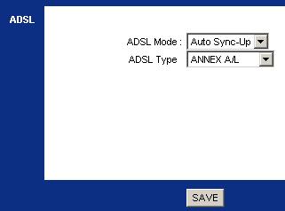 CHAPTER 12 ADSL 12.1 Overview This chapter contains information about configuring the ADSL settings for your ZyXEL Device. 12.2 The ADSL Screen Use this screen to select the ADSL mode and type for your ZyXEL Device.