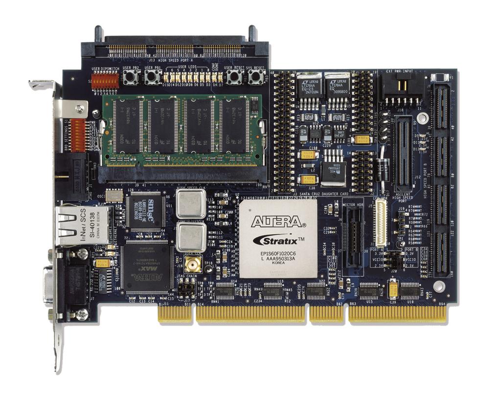 PCI High-Speed Development Kit, Stratix Professional Edition Install the Board in Your PC You must install the Stratix PCI development board (Figure 5) in your PC after you have installed Stratix PCI