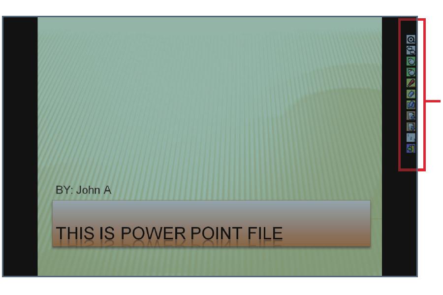 Use with Windows (continued) PowerPoint Tool Step 1. Click the Mouse icon on the task bar. Step 2. Set PowerPoint Tool Setting to On. Step 3.
