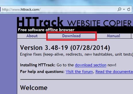 2. Click on Download in the menu bar at the top. 2.1 Mac OS X 1. Scroll down to the section Linux Distributions (external links), and select the OSX (Homebrew) package. 2. You will end up on the Homebrew website: 3.