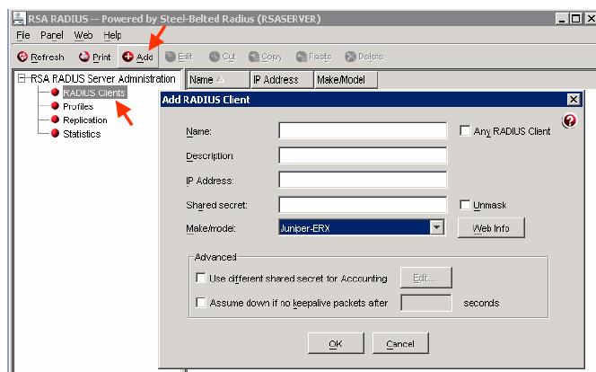 How to Configure the RSA Authentication Manager The Barracuda Load Balancer ADC can be configured as a RADIUS client to the RSA SecurID Server System, comprised of the RSA Authentication Manager and