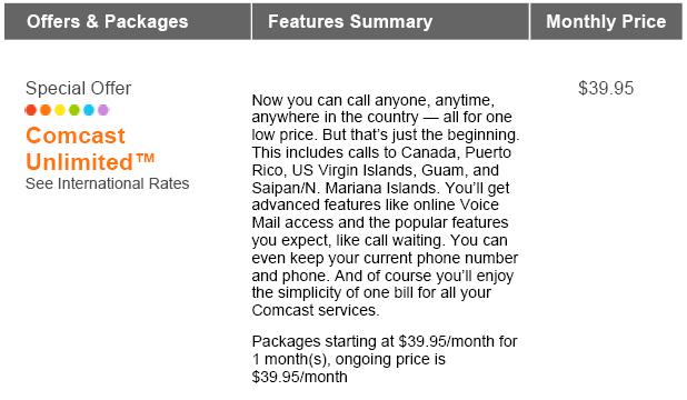 Comcast offer in Chicago