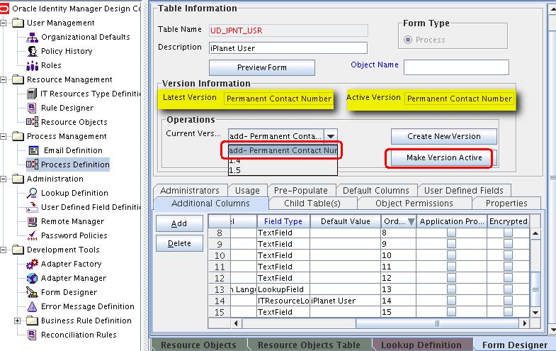 OIM 11g Workshop Lab 3 Add attribute mapping to iplanet Lookup Definition This will enhance the Attribute Map adding the relevant entry to the Attribute Map AttrName.