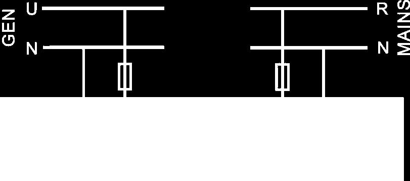 Diagram (take 1#Mains 2#Gens as example) Single phase 2-wire Wiring Diagram (take
