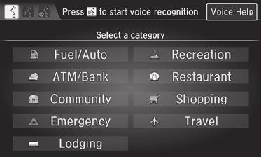 You can also enter the place name manually when the vehicle is stopped.