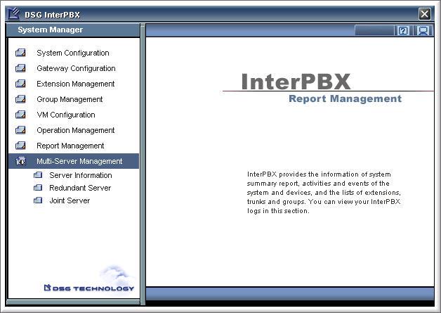 Chapter 10 Multi-Server Management 155 Chapter 10 Multi-Server Management InterPBX Communication System employs a distributed NeuralServer Architecture that enhances the scalability and reliability