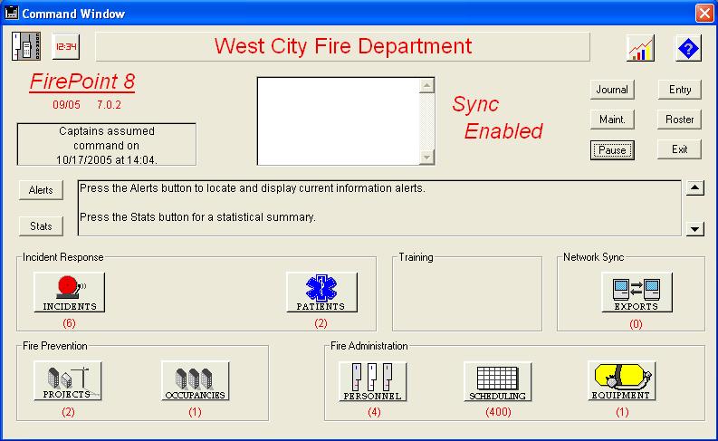 5. FirePoint Setup - General 93 Notice denied applications disappear from the Command Window.