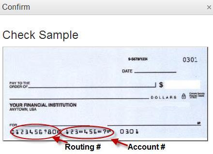Employees can submit request for direct deposit accounts can be added, deleted or changed. If changing a routing number or the amount to deposit, click in the field, make the change and click submit.