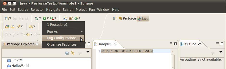 Using the Eclipse Plugin Using the Eclipse Plugin After an Eclipse project has the ElectricCommander Eclipse Plugin run command associated with it, you can leverage the power of ElectricCommander