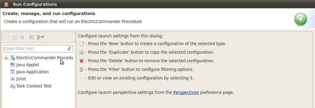 Configuring the Eclipse Plugin Creating a new run configuration From this point forward, configuration of the Eclipse Plugin between Eclipse 3.3, 3.4, 3.5, and 3.