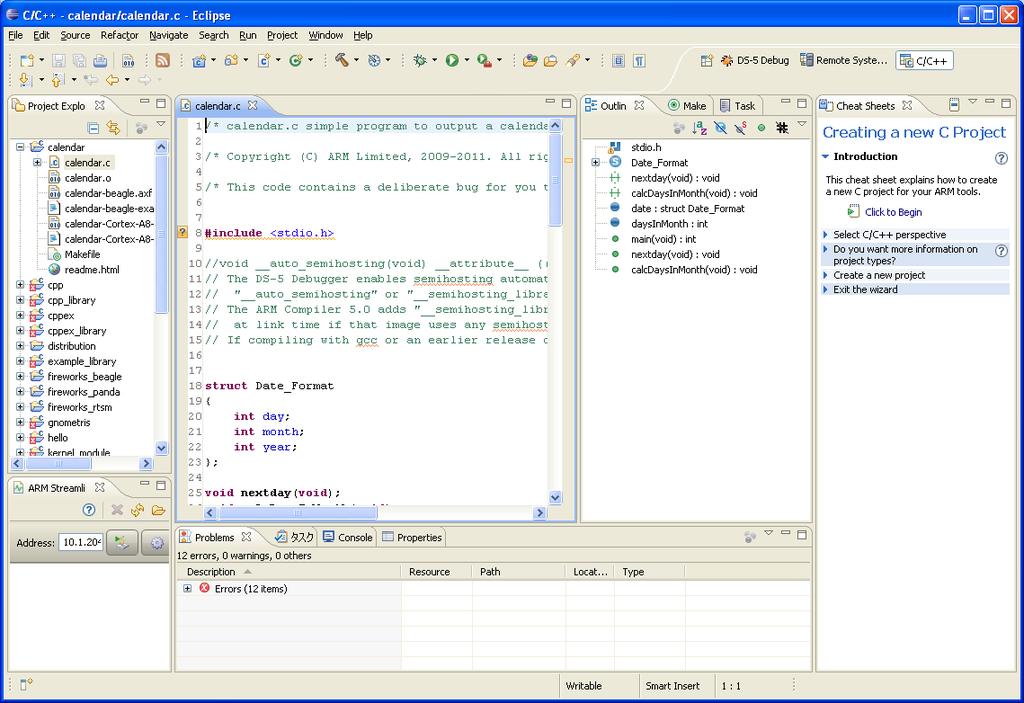 1 Getting started with Eclipse 1.4 Overview of the workbench window 1.