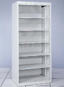 increments.this facilitates easy reconfiguration of components and maximum use of vertical storage space.