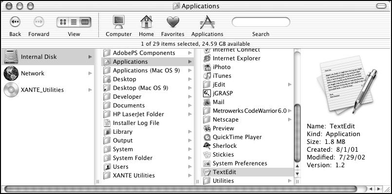 Mac OS X Printer Configuration You can configure your printer by selecting Page Setup and Printer Features. 1. Close the Print Center window to return to your desktop. 2.
