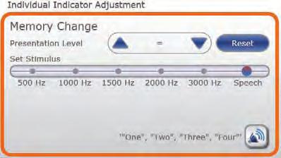 As changes are made to the default settings, the screen will display the changes as they relate to changes in