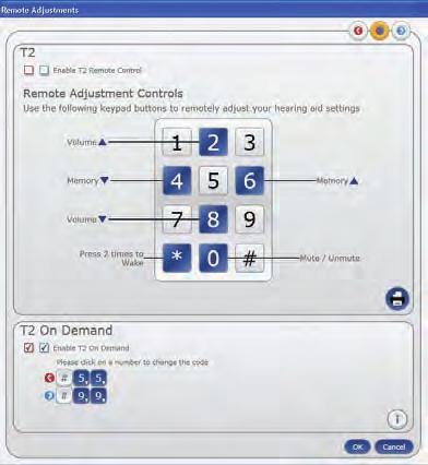 Figure 50 T 2 On Demand also allows the professional to customize the unlocking code. The default unlocking code is #99.