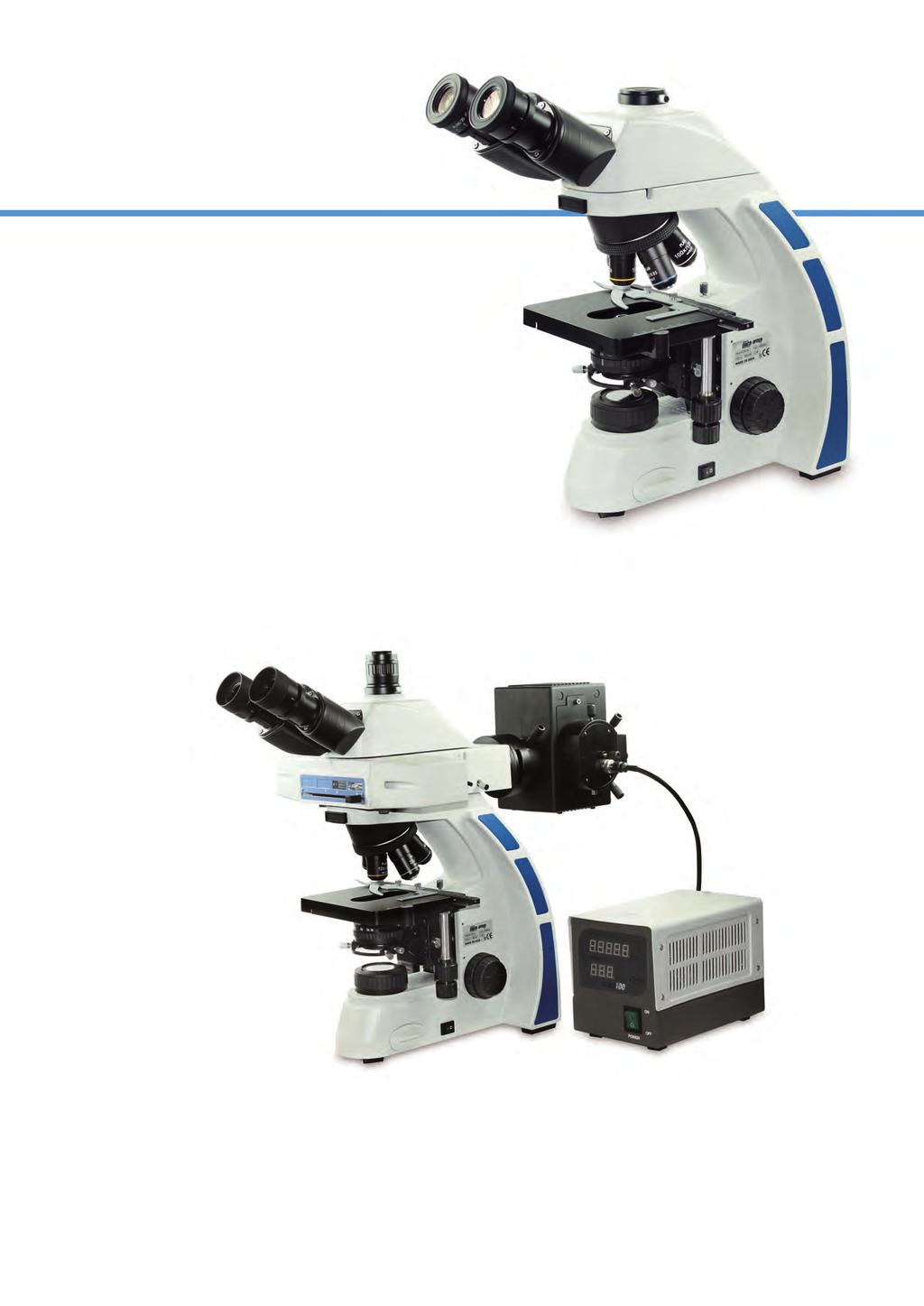 Optech microscopes Biostar BM 60 Biological microscope for routine and precise laboratory analysis. Binocular or Trinocular head.