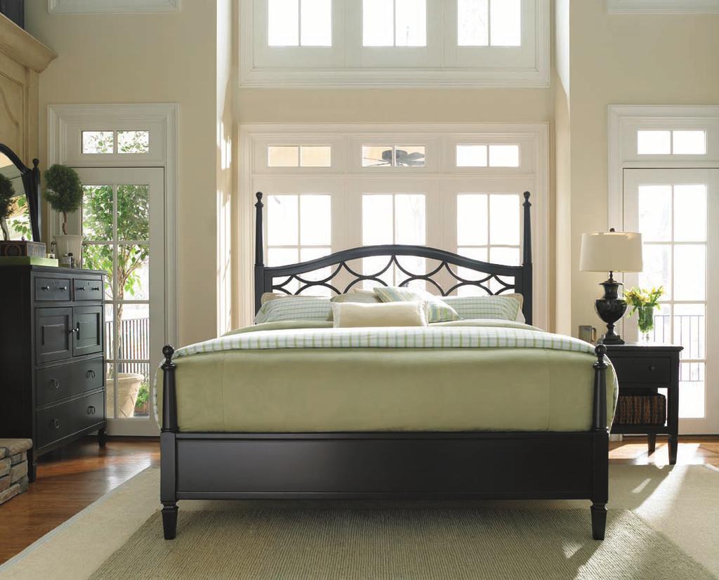 Summer Hill Bed 988290/29F/29R King Bed 80w x 87d