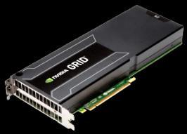 NVIDIA GRID K1 NVIDIA GRID K2 GPU 4 Kepler GPUs 2 High End Kepler GPUs