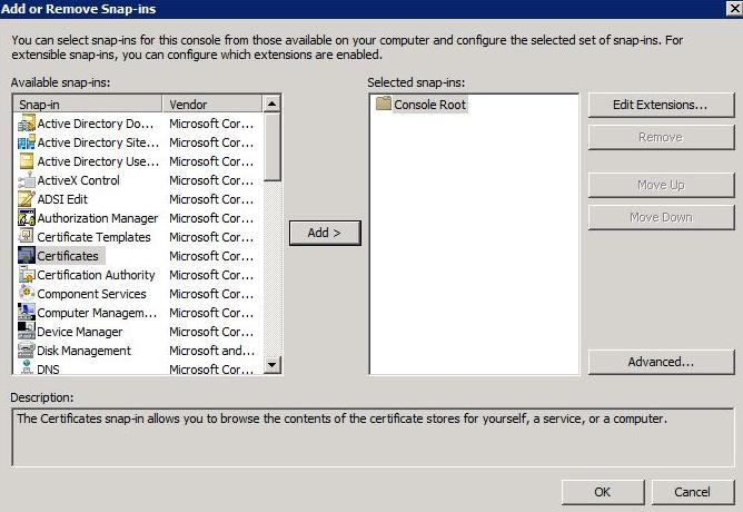 Type mmc into the start search. This will open the Microsoft Management Console (MMC). Figure 6.5: Run Microsoft Management Console (MMC) Figure 6.
