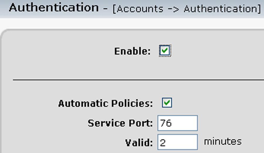 Confirm the imported certificate is a valid certificate. Figure 3.1: Certificate Display 3. Configure the Authentication and Single Sign-On service at Accounts>Authentication.