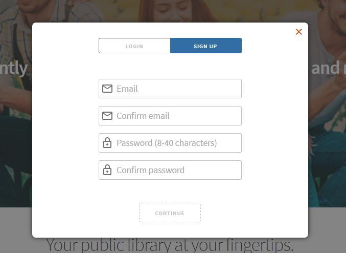 For this process, you will need your library card number and your email