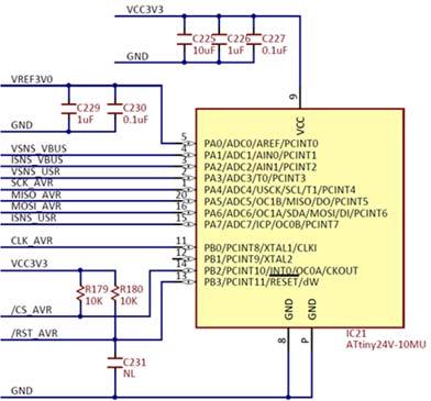 Figure 15. ATtiny microcontroller.