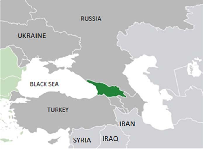 GEORGIA Location: South Caucasus Area: 69 700 km 2