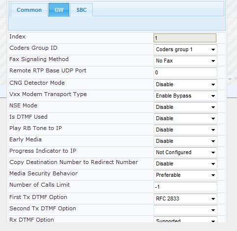 IP-to-IP Application c. Click Submit. Figure 3-9: Defining IP Profile ID 1 6.