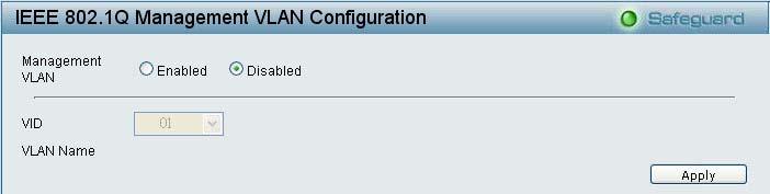 5 Configuration D-Link Web Smart Switch User Manual Figure 50 Configuration > 802.