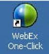 Double-click the WebEx One-Click icon on your desktop. Go to Start > Programs > WebEx > Productivity Tools > WebEx > One-Click. 2 In the One-Click Panel, click Edit WebEx Settings.