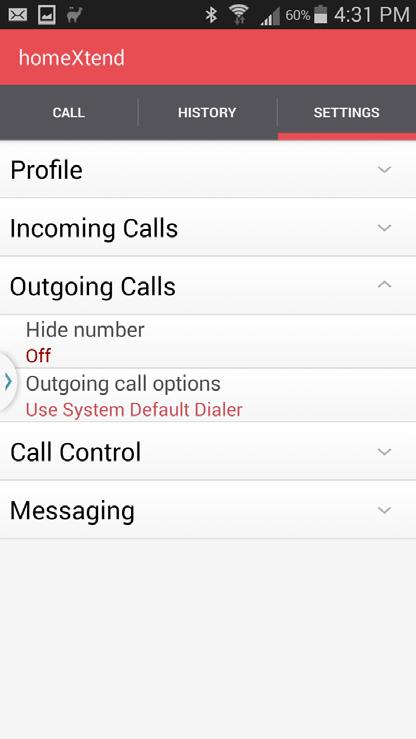 Touch the On/Off button to enable Simultaneous ringing of the numbers. To remove a number from the list, touch that number. A dialog will pop-up allowing you to either edit that entry or delete it.