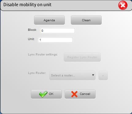 Once there is a selected element in the unit area and there is a selected Lynx Router, the Accept button is shown.