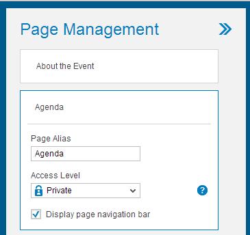 Add a New Page You can add pages from the page navigation bar or from the Page Management panel. 1. From the side-panel menu, click (Page Management). The Page Management panel opens. 2.