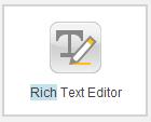7 6. Find the Rich Text Editor widget in the Content Catalog and drag it onto your page next to the Image Widget.