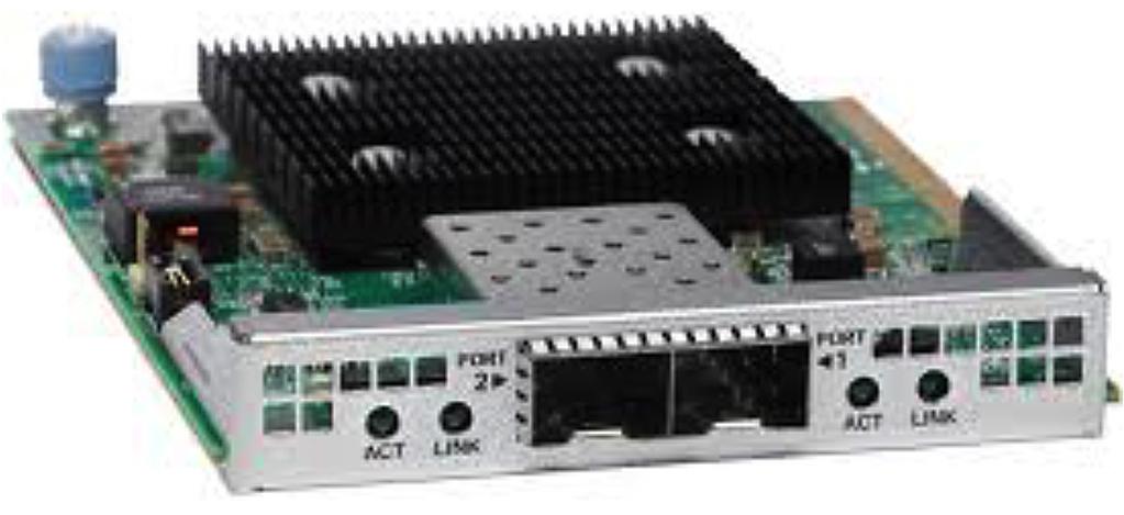 SFP-H-CUxM Direct Attached Cables (DAC) DACs provide the lowest cost fixed length 1 to 5 meter interconnect in data center Top of Rack consolidation applications where highperformance servers are