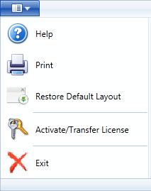 3.8.1 Help Opens this document in your default PDF viewer. 3.8.2 Print We do not recommend using this option!