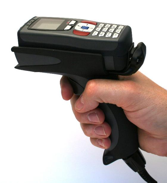 The CR3 is available as a palm-held unit or users may purchase a handle (available in various types). The palm held unit features left and right triggers.