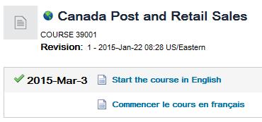 . You can sort your learning history by selecting the status of the course taken.