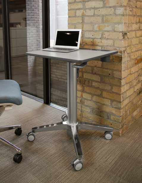 MOBILE STANDING DESKS: EASY ASSEMBLY Sit-Stand Desks The Sit-Stand Desk enhances mobility and ergonomics at work, leading to more productivity and wellbeing.