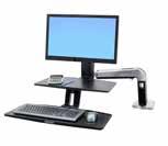 (North America, EMEA) Black With Suspended Keyboard Single LCD LD 24-390-026 (North America, EMEA) Single LCD HD 24-391-026 (North America, EMEA) Dual LCD 24-392-026 (North America, EMEA) WorkFit-LX