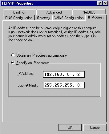 Setting Up the PC to Access the Modem Web Pages 1 Open the Control Panel window and double-click on the Network icon shown at right.