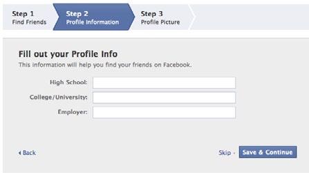 Once you ve logged or signed in on the Facebook website, you can search for friends and family. You will be guided through this process.