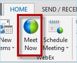 Use the Meet Now Feature Available from the Web interface or the