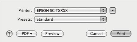 For OS X 10.6 and 10.5, click the arrow ( make settings on the Page Setup screen. ) to XXXX (cut sheet): Print with margins on cut sheets.