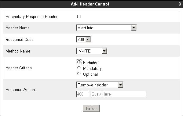 This will allow typing the name of the specific header on the Header Name box.