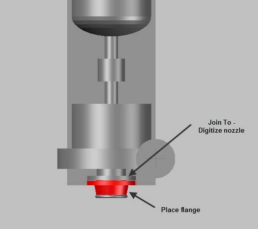 (C12A) Join to the suction nozzle of your pump. Place mating flange there as well.