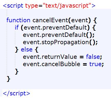 returning false explicitly in the function.